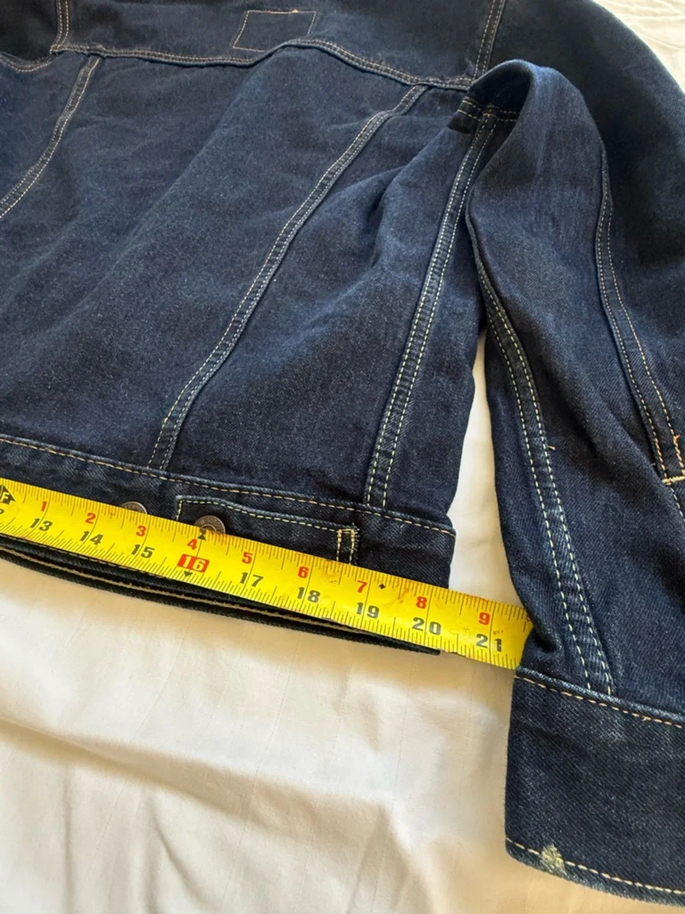 Classic Levi's Dark Indigo Denim Trucker Jacket Size S (Men’s) New Without Tags - Picture 8 of 12
